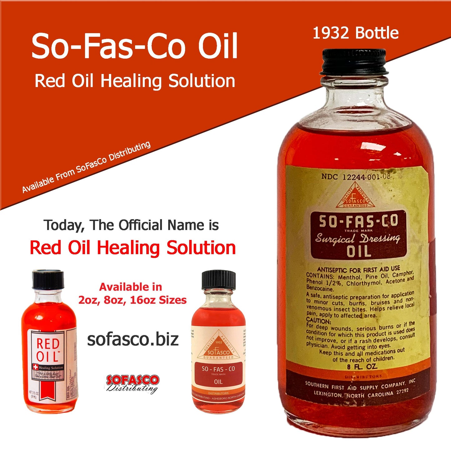 SO-FAS-CO - Red Oil Healing Solution